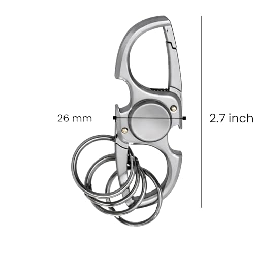 Image of THE MEN THING - Premium Stainless Steel Multicolor Keychain for Men & Boys