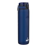 Ion8 Quench Leak Proof BPA Free Outdoors & Gym Water Bottle, 1000ml (32 oz), Frosted Navy