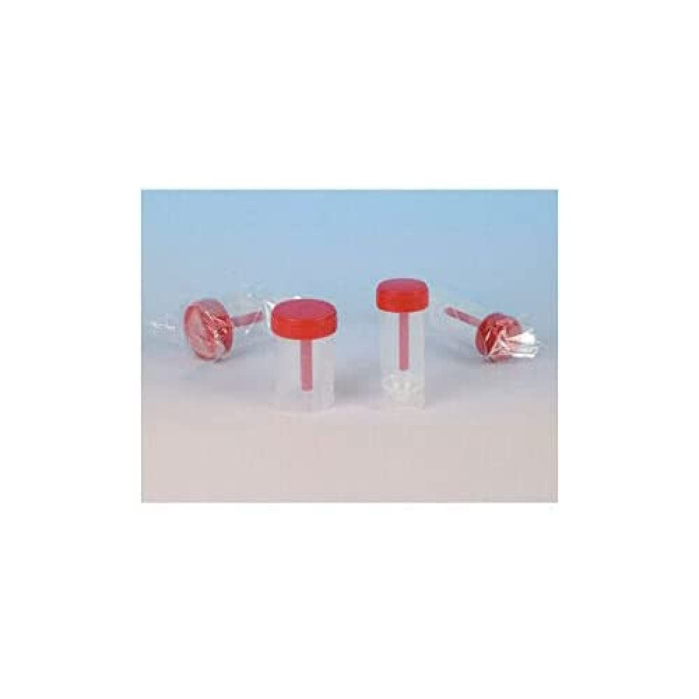 Gima 25965 Contenitore Feci, 30 ml, Camera Bianca Iso8, Confezione da 500