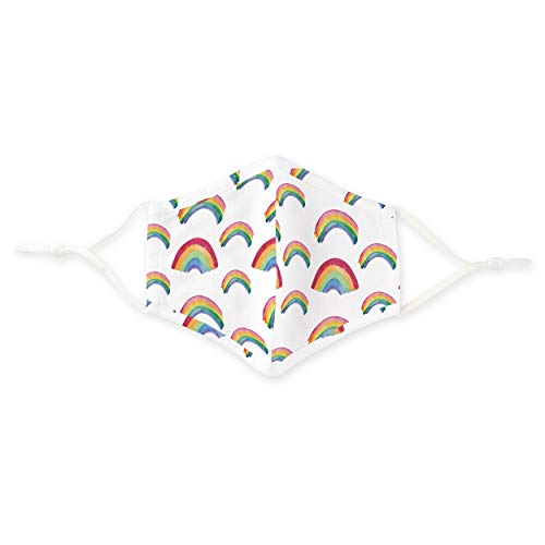 Weddingstar 3-Ply Adult Washable Cloth Face Mask Reusable and Adjustable with Filter Pocket - Rainbow - Image 3
