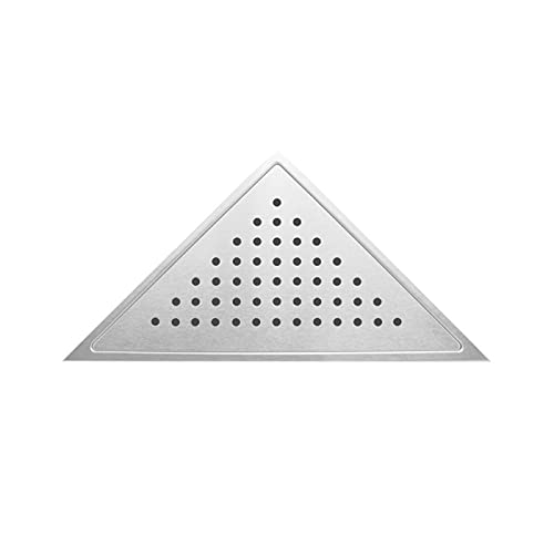 Viking SS430 Corner Triangle Drain Round Holes -Stainless Steel 430, Brushed Finish, 250mm (10") Length & Width, Efficient Water Drainage (B0978FTXT6) Amazon Price History, Amazon Price Tracker
