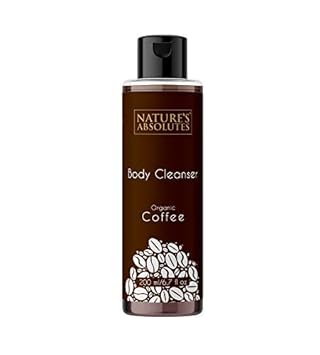 Natures Absolutes Organic Body Wash For Men & Women, SLS & Paraben Free (Organic Coffee Body Wash, Standard - 200 ml)