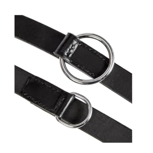 TRIXIE Hundeleine aus Leder Active V-Leine Leder L–XL, 2,00 m 22 mm in schwarz - Verlängerungsleine mit hohem Bewegungsfreiraum - für große bis sehr große Hunde - 18051
