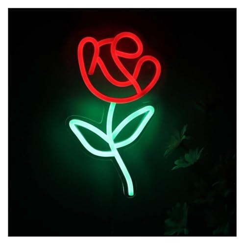 Enseigne lumineuse au néon rose veilleuse LED design acrylique transparent