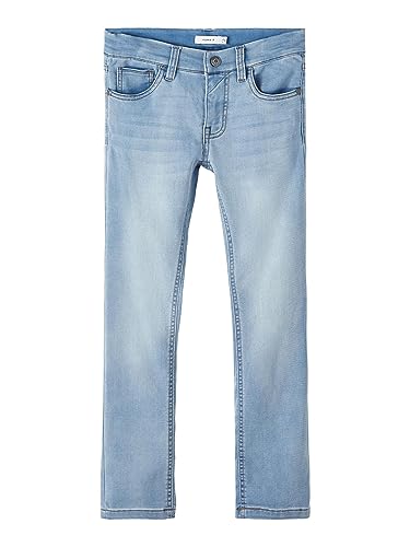NAME IT Jungen Nkmtheo Dnmthayer Cor1 Swe Pant Noos Hose, Light Blue Denim,...