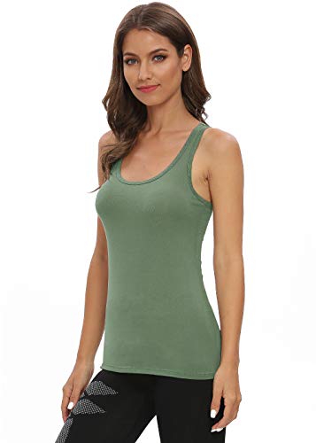 Star Vibe Racerback Workout Tank Tops for Women Basic Athletic Tanks Yoga Shirt Sleeveless Exercise Tops 4 Pack3