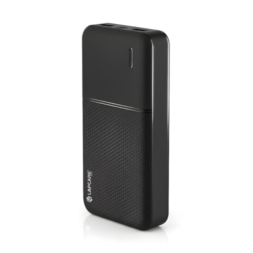Image of Lapcare Smart Tank Ultra 20000mAh Power Bank | 22.5W Fast Charging | Dual USB + Type-C Output | LED Indicator | Portable Power House for Smartphones, Tablets & Accessories