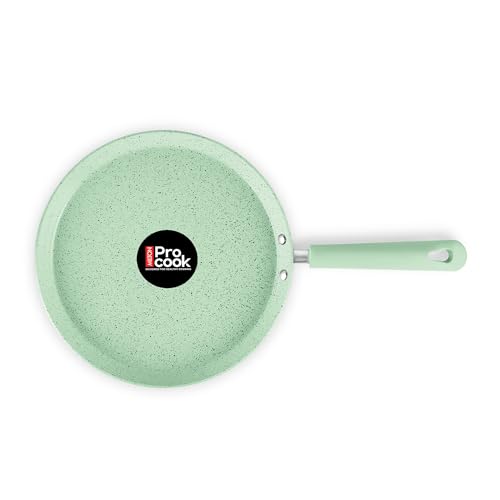 Image of MILTON Pro cook Induction & Gas Friendly KFCC Ceramic Non-Stick Omni Tawa 26 cm | Premium South Korean Coating Dosa Tawa| Flat Tawa| PFOA & PFAS Free | Healthy Low-Oil Cooking | 2Y Warranty | Green