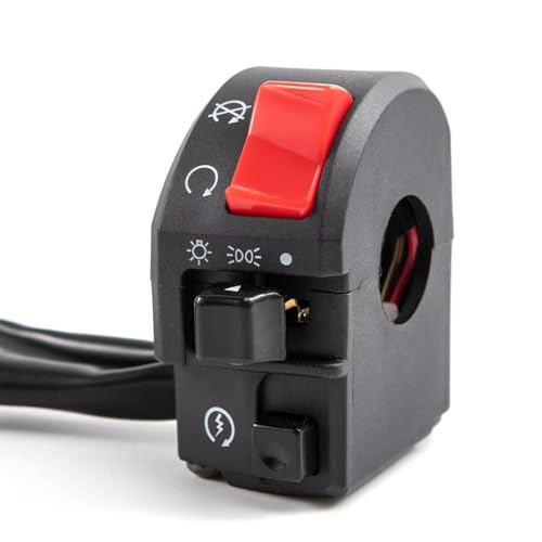 Commande clignotant moto et interrupteur de commande de guidon de moto 22mm