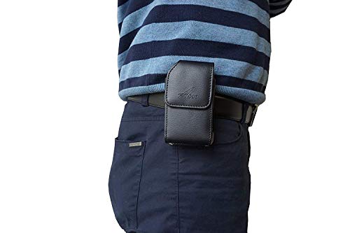 Agoz Leather Belt Clip Case For Garmin Approach G6 G7 G8 G80 Golf Gps, Golfbuddy Vtx Golf Gps Holster Pouch Cover, Swivel Clip - Golf Gps Holder #TOP3