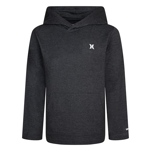 Hurley Boys' Long Sleeve Hooded UPF 50+ Rash Guard Swim Shirt