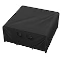 iBirdie Outdoor Patio Furniture Set Covers 126 x 126 inch Waterproof Weatherproof Square Cover, Heavy Duty 600D for Outside Dining Table and Chairs fit 125 x 123, 124 x 124