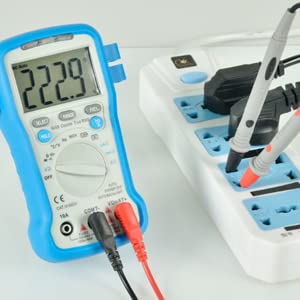 6000 Counts Trms Digital Multimeter Auto Ranging - Electrical Meter Multitester For Ac/Dc Current Voltage Resistance Capacitance Frequency/Duty,Diode/Hfe, Ncv, Temperature With Auto Backlight #TOP7