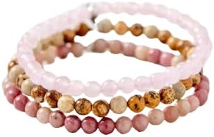 Tiny Rituals Creativity & Love Pack Bracelet for Women - Natural Gemstone Women Bracelets - Positive Bracelet - Best Gift Men & Women