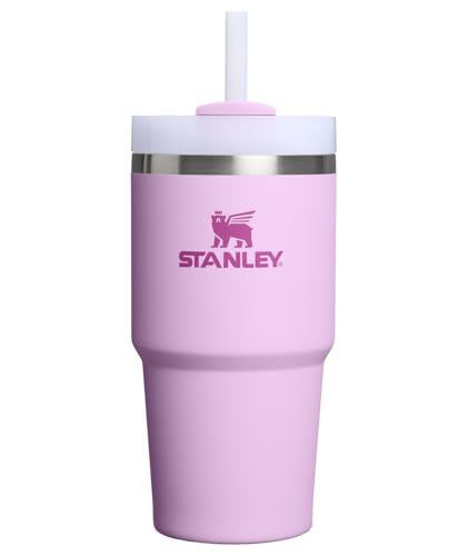 Image of STANLEY Quencher H2.0 Tumbler with Handle and Straw 20 oz | Flowstate 3-Position Lid | Cup Holder Compatible for Travel | Insulated Stainless Steel Cup | BPA-Free | Soft Orchid