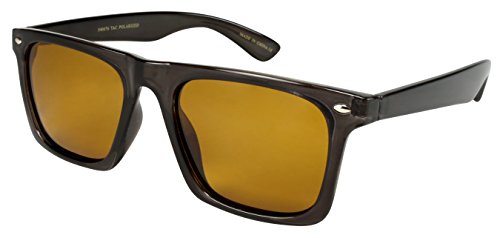 Edge I-Wear Square Frame High Definition Polarized Sunglasses 540676-PHD