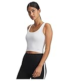 Under Armour Women's Motion Tank Top, (100) White / / Halo Gray, Medium