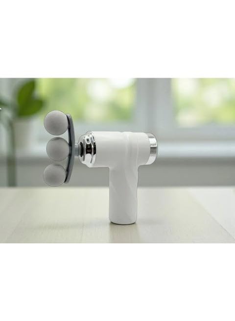 Image of HEEJ Deep Tissue Massage Gun - Portable Percussion Muscle Massager with 9 Heads, 6 Speeds for Pain Relief, Recovery & Relaxation (Quiet Motor) (Multicolor)