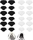 SHSHbuy 12 Paar Sneaker Reparatur Patch,Selbstklebender Sneaker Fersen Patch,Schuhe Ferse Reparatur Verhinderungs Patch Für Schuhe Die Meisten Schuhtypen Geeignet