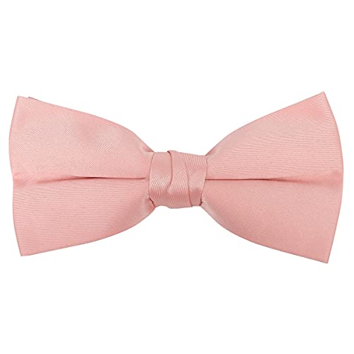 Image of boxed-gifts Mens Clip On Bow Tie - Solid Color Bowties for Men