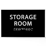 Storage Room Sign - ADA compliant sign. 6