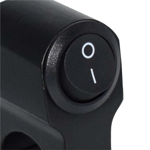 Interrupteur marche arrêt moto universel bouton commande phare antibrouillard guidon 22mm