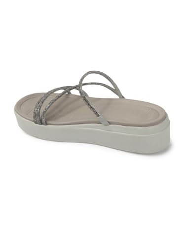 Image of ELLE Women's Comfortable Multi-Strap Platform Heel Sandals