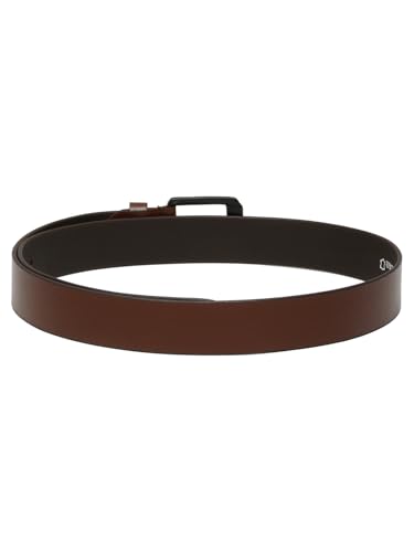 Image of TEAKWOOD LEATHERS Men's Casual Leather Belt, 6 Holes, Classic Buckle Lock Belts for Men | T BT EC 1