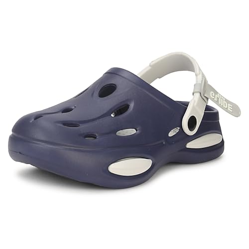 Image of Kraasa Glide Gear Men's Eva Casual Clogs for Everyday use | Sandals with Adjustable Back Strap | Lightweight, Comfortable | Stylish and Waterproof Mules