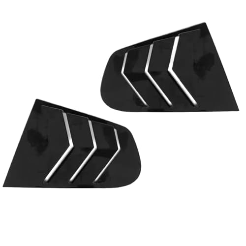 Persienne fenêtre voiture noir brillant pour volets de Volkswagen VW Scirocco 2009-2018