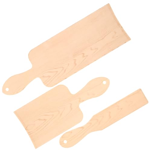 HONMEET 3 piezas Tableros para Teñir Cabello de Madera con Diseño Madera Herramientas para Mechas y Coloración Profesional para Salones y Uso Doméstico Separadores Prácticos para Tinte y