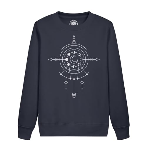 Sweat enfant motif phases de la lune idéal pour l'école et les sorties nature