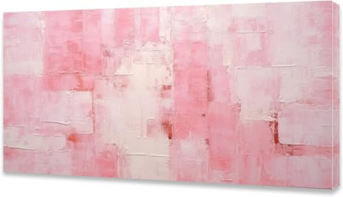 Abstract Canvas Wall Pink Pictures Painting Canvas Wall Artwork Framed for Bathroom Living Room Girls Bedroom Home Decor 20