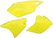 UFO SU03979102 Replacement Plastic (for Suzuki Side PNLS DRZ400 N Yellow), Black