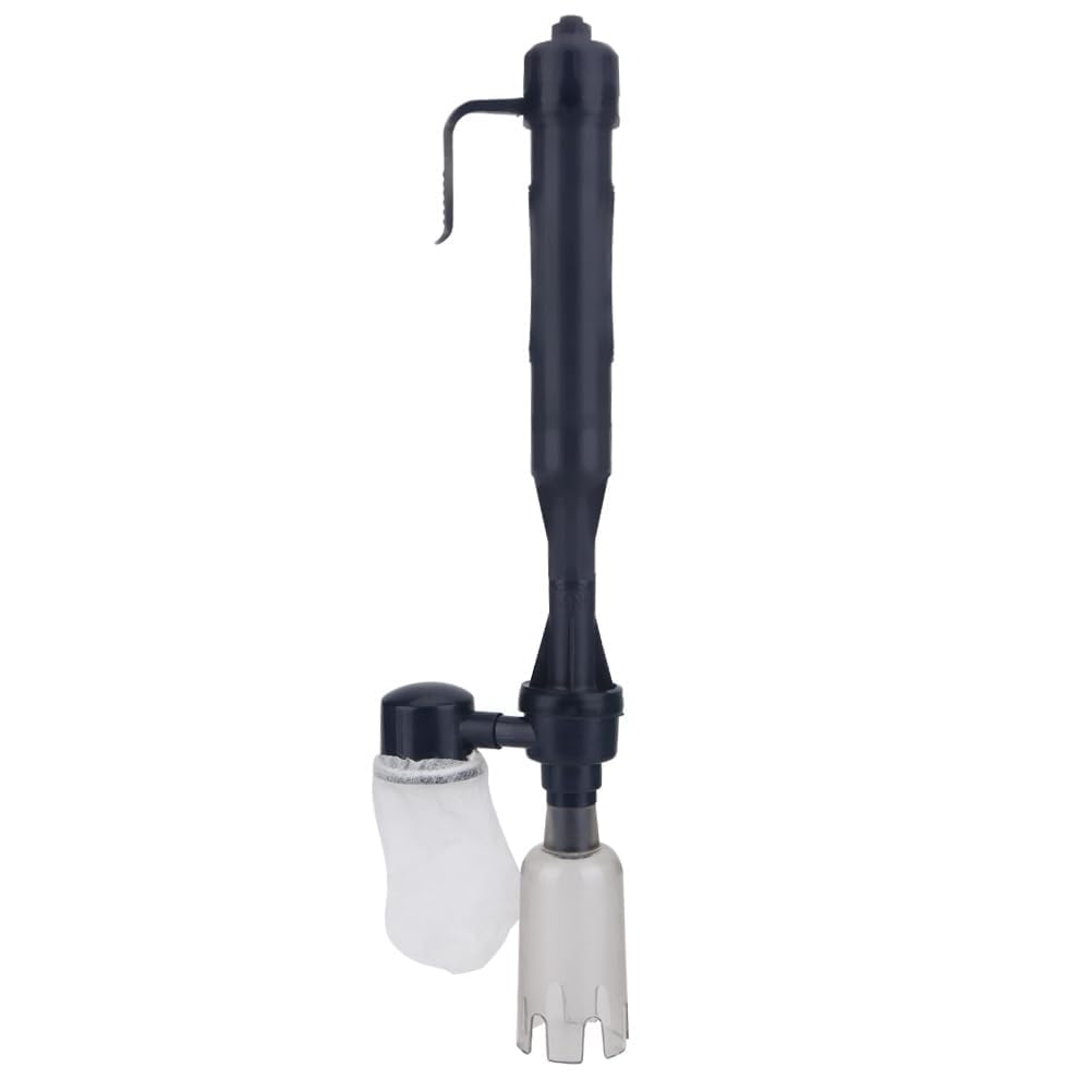 Ejoyous Detergente Elettrico per Ghiaia Dell'acquario, Pompa Elettrica per Acquario, Filtro, Set per la Pulizia Dell'acquario per Acqua Pulita e Sana