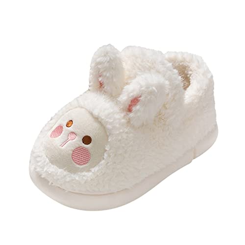 sfdgfhyf Boys Girls Autumn Shoes Autumn and Winter Children Slippers Girls and Boys Flat Non Slip Short (A, 4.5-5 Years Toddler)