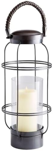 Cyan Design 10178 Candle Holders, Silver-Grey-Smoke