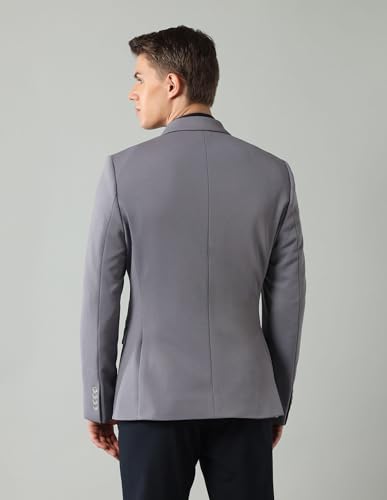 Image of Arrow Knitted Blazer for Men - Slim Fit, Button Closure Casual Blazer for Men