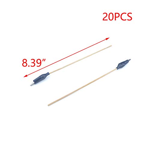 Tulead Alligator Clip Airbrush Accessories 8.39\" Length,Black,Pack of 20