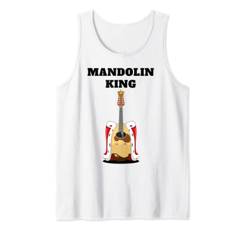 Mandolin King | Boys Mandolin Tshirt | Mens Mandolin Tank Top