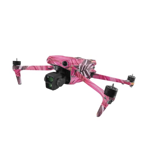 Image of MightySkins Glossy Glitter Skin Compatible with DJI Air 3 - Tropical Pink | Protective, Durable High-Gloss Glitter Finish | Easy to Apply