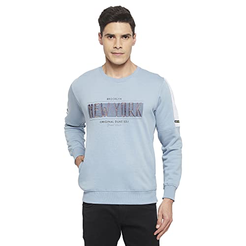 Image of Duke Stardust Men Round Neck Sweatshirt (LF6173 Grey 4XL)