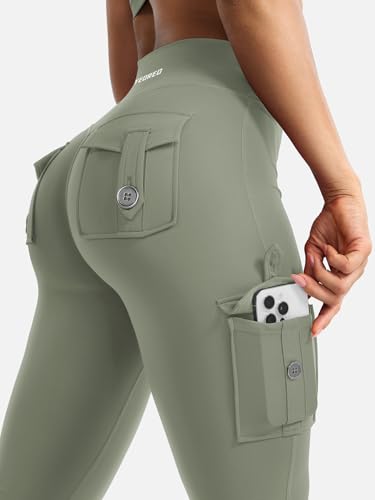 Image of YEOREO CoreFlex Women Workout Flare Leggings