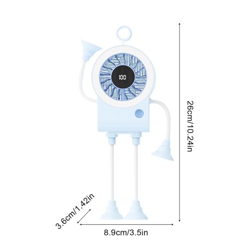 Mini ventilador ajustable de 5 modos y dimensiones compactas para llevar contigo 7