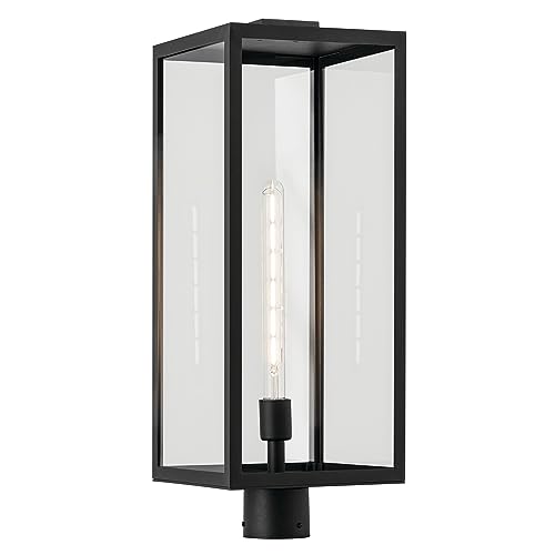 Kichler Branner Outdoor Post Light, Textured Black