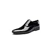 DECARSDZ Men’s Faux Patent Leather Classic Lace-up Formal Oxford Tuxedo Dress Shoes DECARSDZ Men’s Faux Patent Leather Classic Lace-up Formal Oxford Tuxedo Dress Shoes