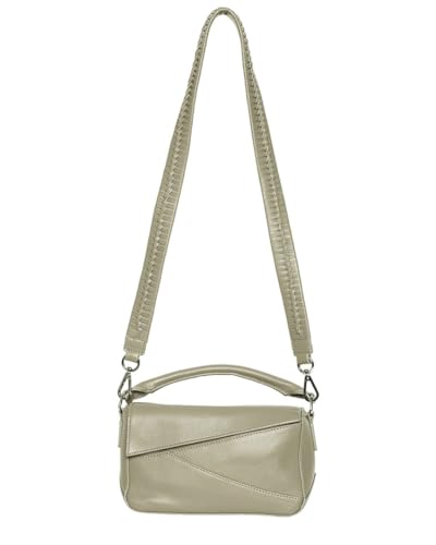 Walter Baker Jagger Leather Crossbody, Grey