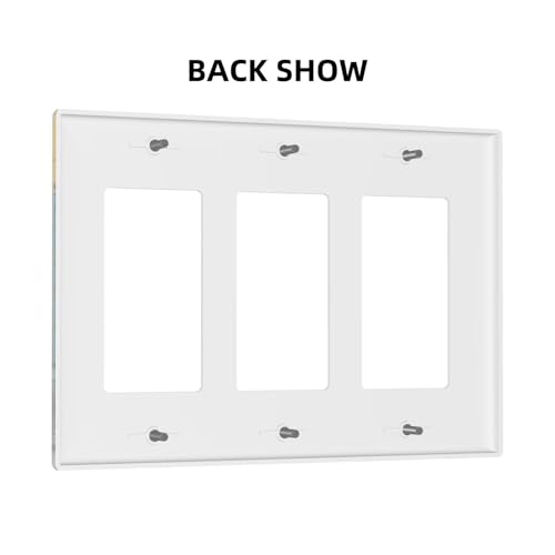 Decorative Outlet Covers Novelty Black Cat Funny Duck Bath 3 Gang Wall Plate Triple Rocker Light Switch Cover Plate Jumbo Electrical Gfci Faceplate for Bedroom Decor
