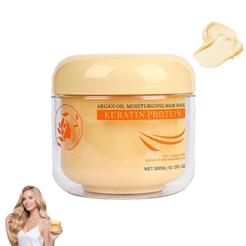 Mascarilla capilar de colágeno para reparación y cuidado profundo del cabello dañado
