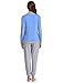 Abollria Pijama Mujer Algodón 2 Piezas Set V-Cuello Conjunto de Pijamas de...